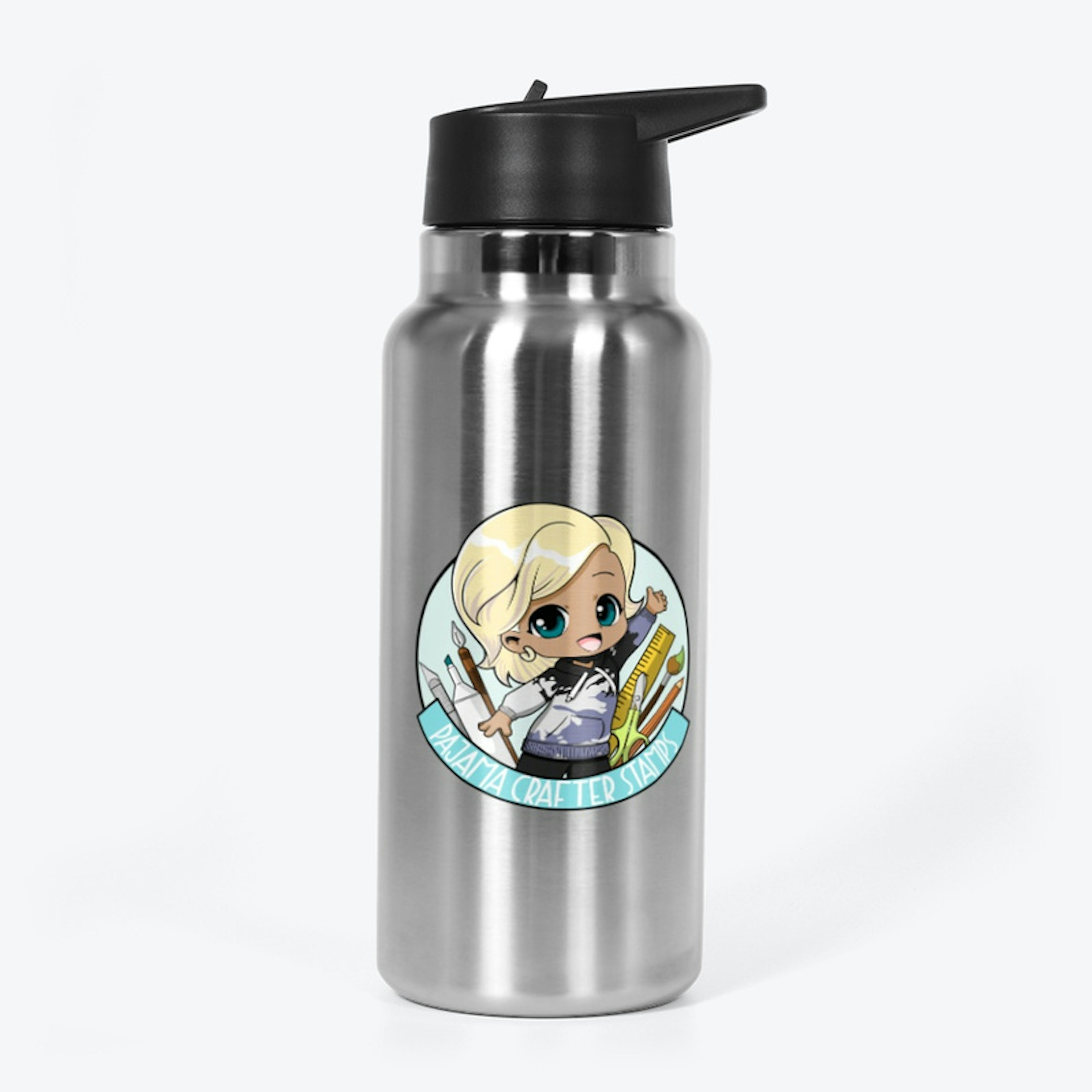 Stainless Pajama Crafter Water Bottle